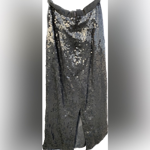 new vintage 100% silk sequins skirt set - Picture 4 of 16